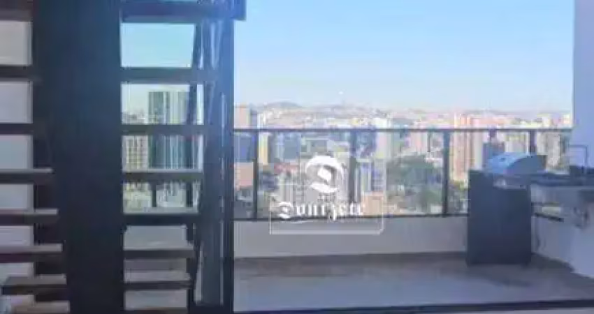 Apartamento duplex com 2 dormitórios à venda, 100 m² por r$ 1.300.000,00 - jardim - santo andré/sp