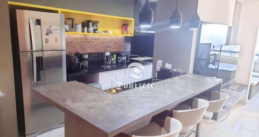 Apartamento com 2 dormitórios à venda, 80 m² por R$ 748.000,00 - Campestre - Santo André/SP