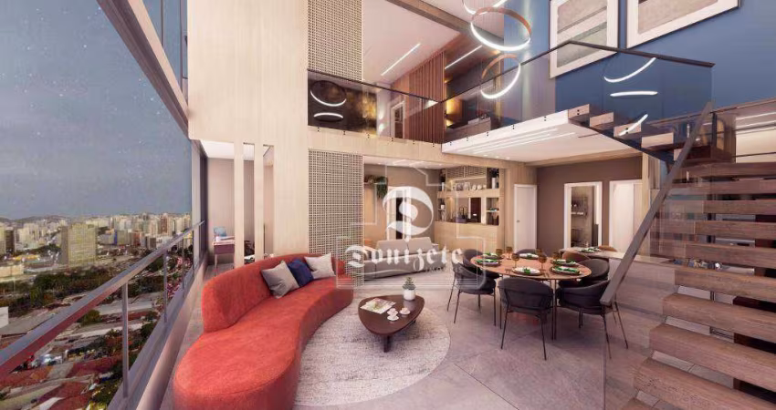 Apartamento Duplex à venda, 179 m² por R$ 3.599.999,99 - Jardim - Santo André/SP