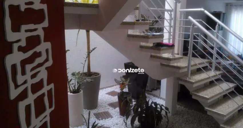 Sobrado com 3 dormitórios, 238 m² - venda por r$ 1.390.000,00 ou aluguel por r$ 6.640,01/mês - vila scarpelli - santo andré/sp