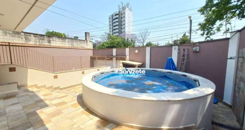 Sobrado com 4 dormitórios, 399 m² - venda por r$ 3.500.000,00 ou aluguel por r$ 10.100,01/mês - campestre - santo andré/sp