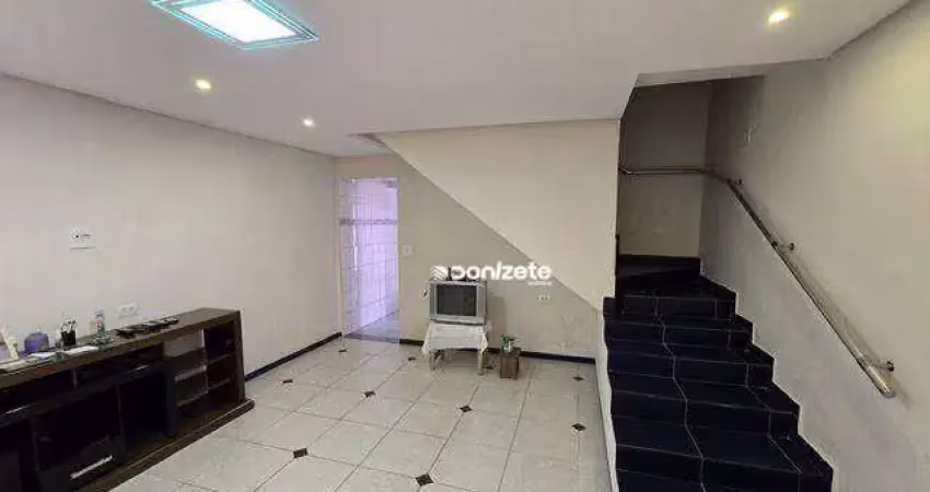 Sobrado com 3 dormitórios à venda, 185 m² por r$ 450.000,00 - jardim alzira franco - santo andré/sp