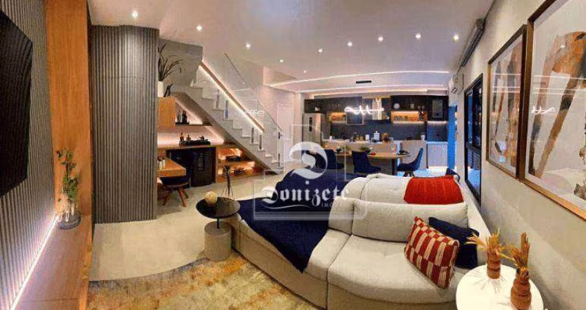 Apartamento Duplex à venda, 91 m² por R$ 989.000,00 - Jardim - Santo André/SP