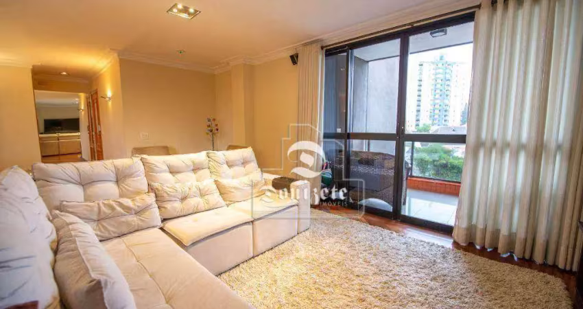 Apartamento com 4 dormitórios à venda, 178 m² por R$ 1.030.000,00 - Vila Valparaíso - Santo André/SP