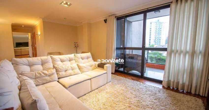 Apartamento com 4 dormitórios à venda, 178 m² por r$ 1.030.000,00 - vila valparaíso - santo andré/sp