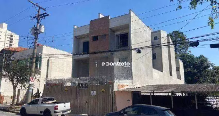 Cobertura com 2 dormitórios à venda, 110 m² por r$ 565.000,00 - vila alice - santo andré/sp