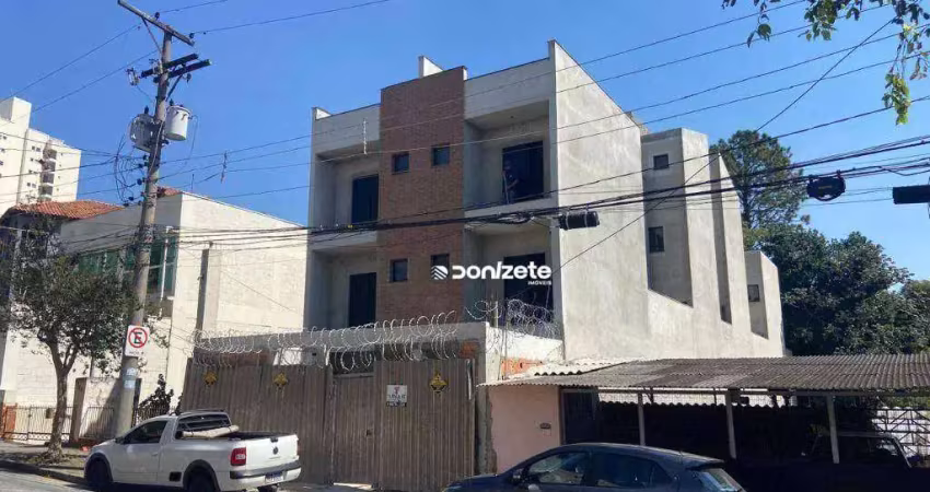 Cobertura com 2 dormitórios à venda, 110 m² por r$ 580.000,00 - vila alice - santo andré/sp