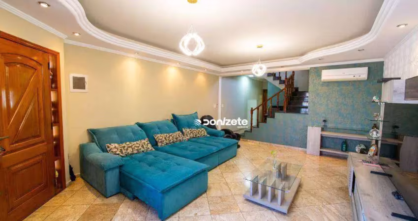 Sobrado com 3 dormitórios à venda, 366 m² por r$ 1.383.000,00 - parque das nações - santo andré/sp