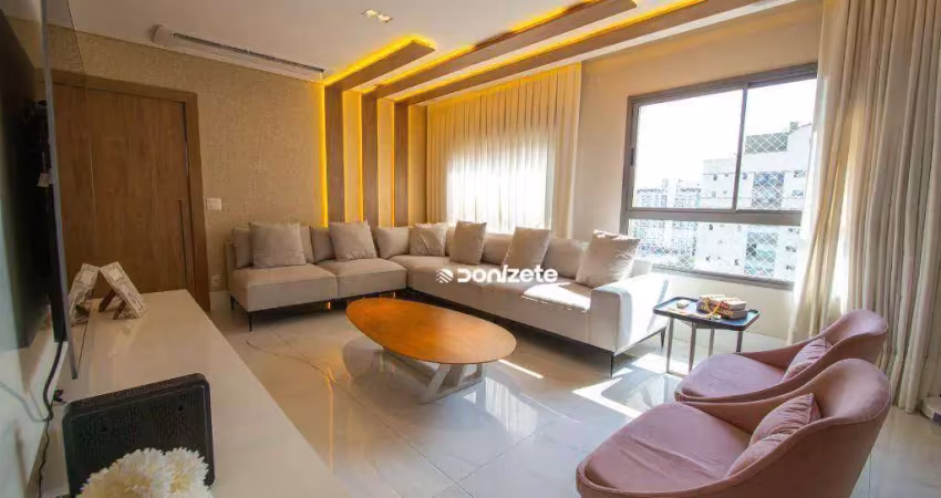 Apartamento com 3 dormitórios à venda, 153 m² por r$ 2.300.000,00 - jardim - santo andré/sp
