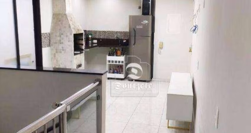Cobertura com 3 dormitórios, 170 m² - venda por R$ 900.000,00 ou aluguel por R$ 7.390,00/mês - Osvaldo Cruz - São Caetano do Sul/SP