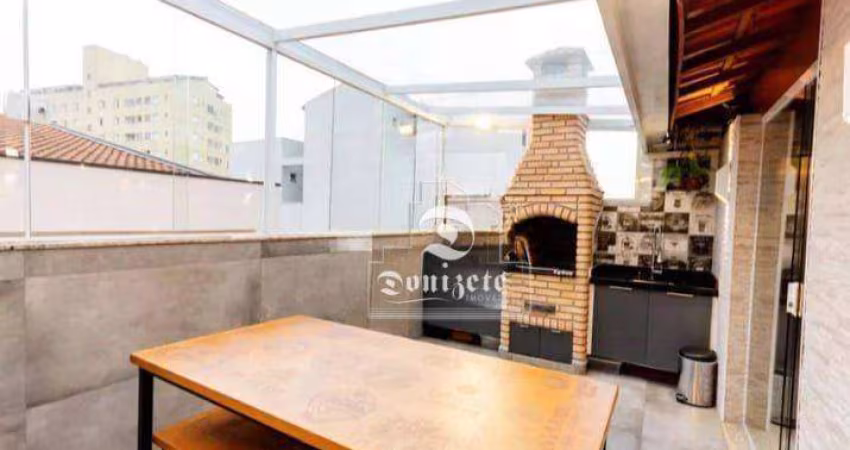 Cobertura com 2 dormitórios à venda, 110 m² por R$ 674.999,91 - Vila Metalúrgica - Santo André/SP
