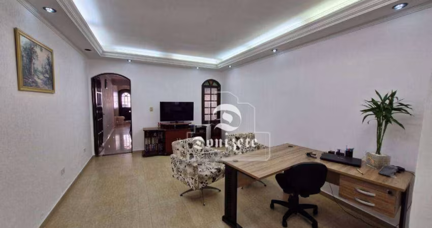 Sobrado com 4 dormitórios à venda, 338 m² por R$ 1.400.000,00 - Campestre - Santo André/SP