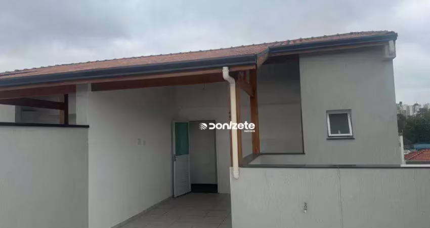 Cobertura à venda, 43 m² por r$ 449.990,00 - vila scarpelli - santo andré/sp