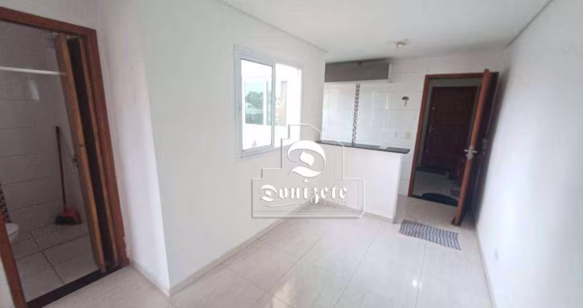 Cobertura para alugar, 80 m² por R$ 2.175,08/mês - Vila Alzira - Santo André/SP