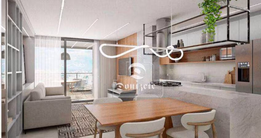 Apartamento com 2 dormitórios à venda, 83 m² por R$ 899.125,92 - Jardim - Santo André/SP