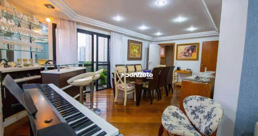 Apartamento com 3 dormitórios à venda, 160 m² por r$ 850.000,00 - vila bastos - santo andré/sp