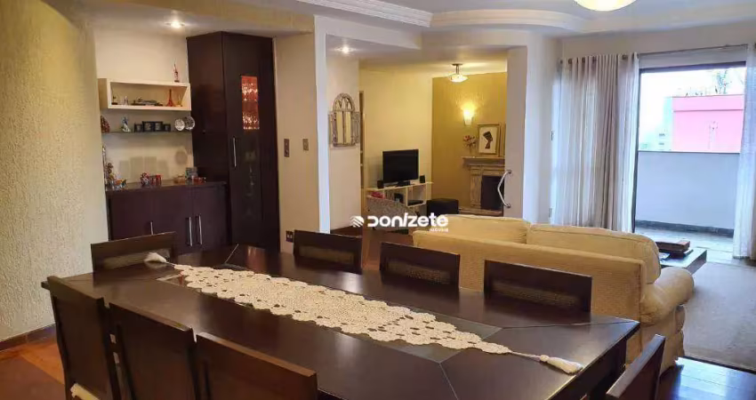 Apartamento com 3 dormitórios à venda, 192 m² por r$ 899.000,00 - vila bastos - santo andré/sp