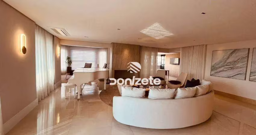 Apartamento com 4 dormitórios à venda, 327 m² por r$ 4.790.000,00 - campestre - santo andré/sp