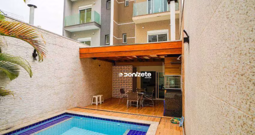 Sobrado à venda, 349 m² por r$ 2.200.000,01 - jardim - santo andré/sp