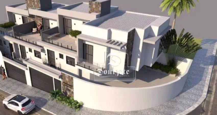 Sobrado com 3 dormitórios à venda, 130 m² por R$ 649.999,99 - Jardim Stella - Santo André/SP