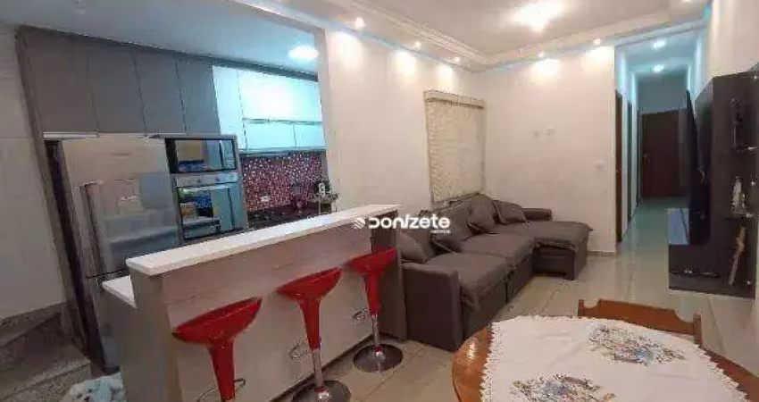 Cobertura com 3 dormitórios à venda, 150 m² por r$ 609.000,00 - vila eldízia - santo andré/sp