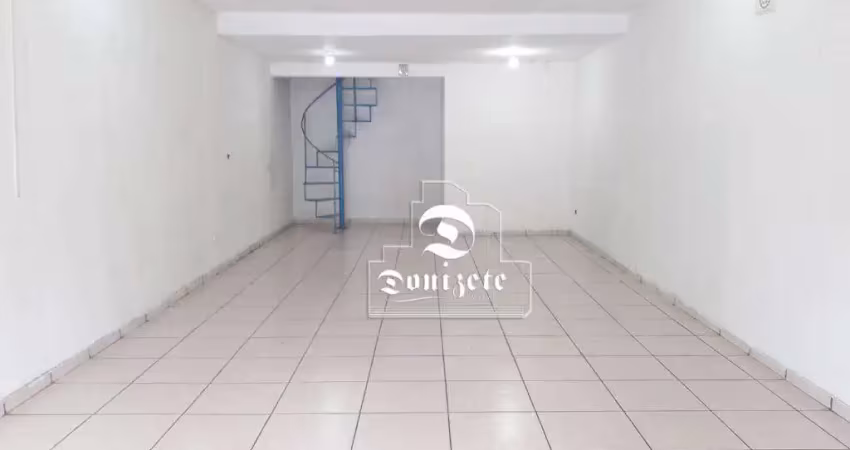 Salão para alugar, 100 m² por r$ 3.907,00/mês - centro - santo andré/sp