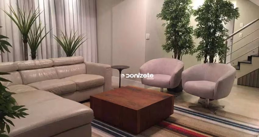 Cobertura com 2 dormitórios à venda, 330 m² por r$ 2.480.000,00 - jardim - santo andré/sp