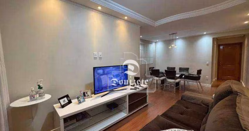 Apartamento com 3 dormitórios à venda, 89 m² por R$ 700.000,00 - Vila Valparaíso - Santo André/SP