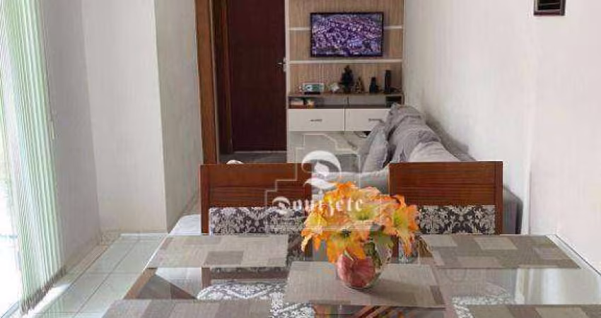 Apartamento com 2 dormitórios à venda, 60 m² por R$ 340.000,00 - Vila Homero Thon - Santo André/SP