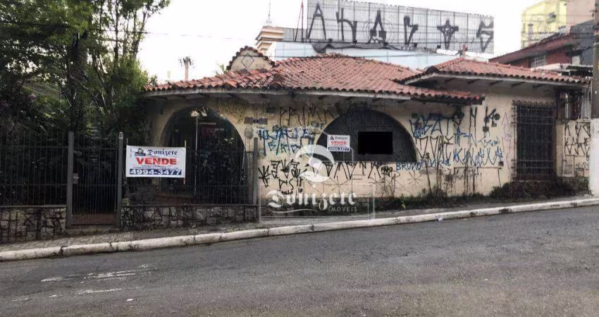 Terreno à venda, 397 m² por R$ 1.799.999,99 - Jardim - Santo André/SP