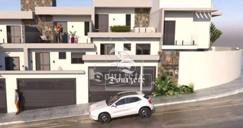 Sobrado com 3 dormitórios à venda, 130 m² por R$ 649.999,90 - Jardim Stella - Santo André/SP