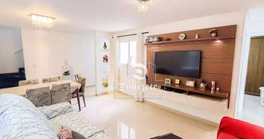 Cobertura com 3 dormitórios, 164 m² - venda por R$ 750.000,00 ou aluguel por R$ 3.382,00 - Vila Pires - Santo André/SP