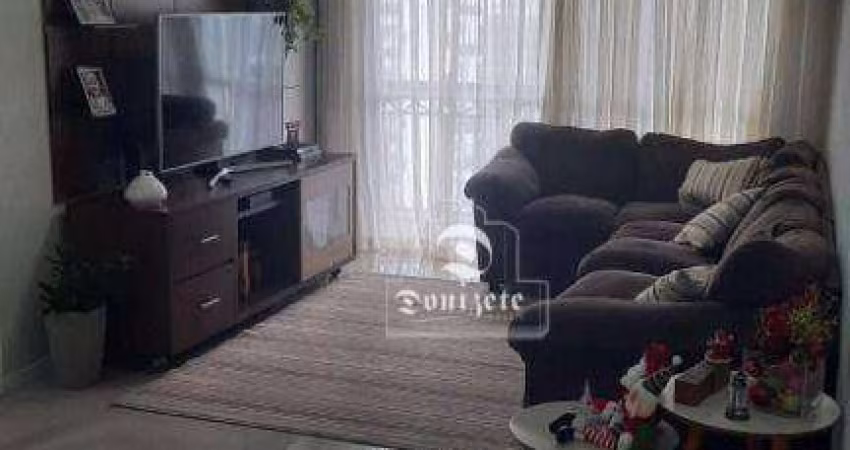 Apartamento com 3 dormitórios para alugar, 93 m² por R$ 4.735,00/mês - Vila Bastos - Santo André/SP