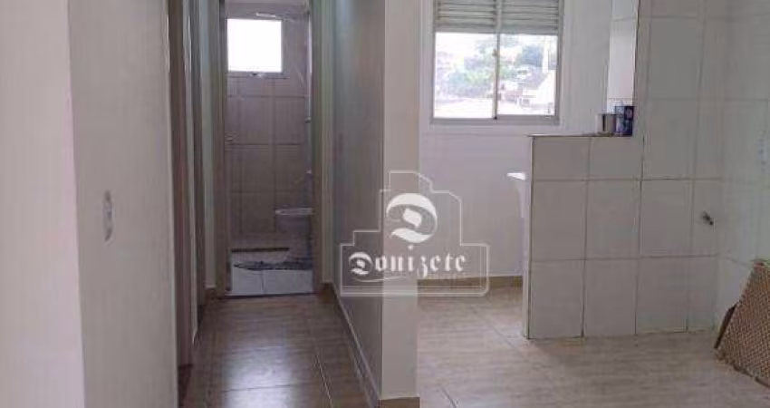 Apartamento com 2 dormitórios para alugar, 50 m² por R$ 3.045,00/mês - Vila João Ramalho - Santo André/SP