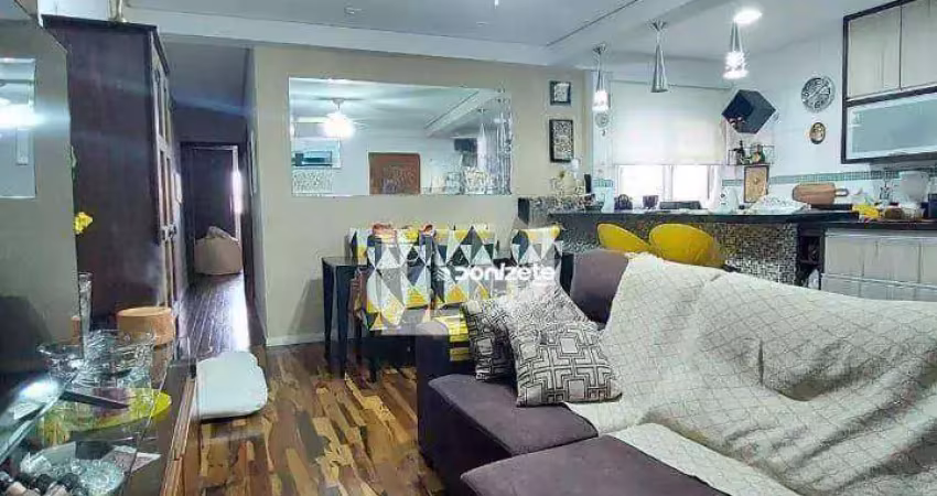 Cobertura com 3 dormitórios à venda, 160 m² por r$ 880.000,00 - vila valparaíso - santo andré/sp
