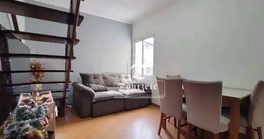Cobertura com 2 dormitórios à venda, 110 m² por R$ 485.000,00 - Vila Alzira - Santo André/SP