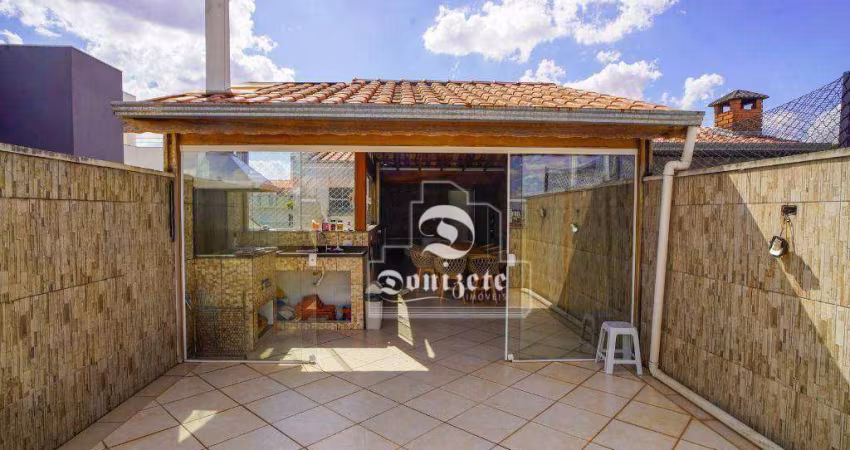 Cobertura com 2 dormitórios à venda, 140 m² por R$ 535.000,00 - Vila Alzira - Santo André/SP