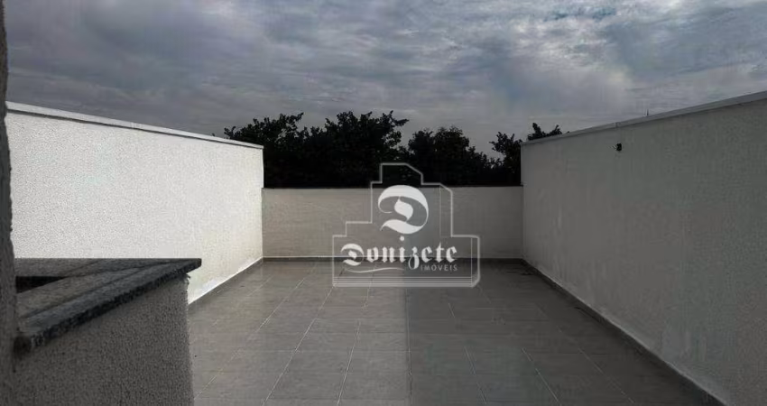 Cobertura com 2 dormitórios, 110 m² - venda por R$ 550.000,00 ou aluguel por R$ 3.362,50/mês - Vila Metalúrgica - Santo André/SP