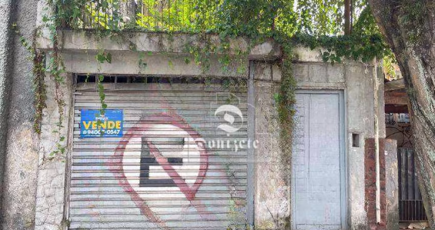 Terreno à venda, 250 m² por R$ 650.000,00 - Casa Branca - Santo André/SP