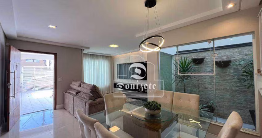 Sobrado com 3 dormitórios à venda, 154 m² por R$ 889.900,00 - Vila Eldízia - Santo André/SP