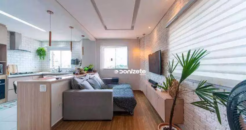 Sobrado com 3 dormitórios à venda, 144 m² por r$ 700.000,00 - vila assunção - santo andré/sp