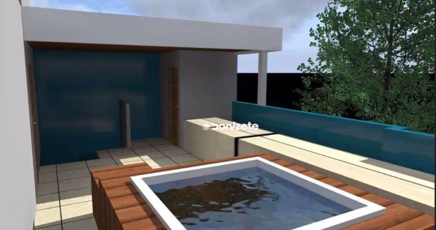 Apartamento garden com 2 dormitórios à venda, 88 m² por r$ 465.000,00 - paraíso - santo andré/sp