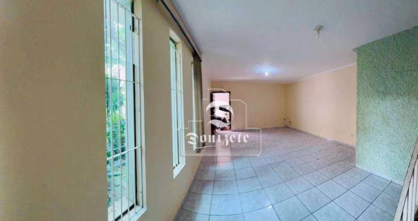 Sobrado, 156 m² - venda por R$ 640.000,00 ou aluguel por R$ 3.603,65/mês - Bangu - Santo André/SP