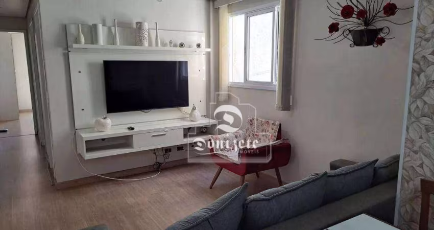 Apartamento com 2 dormitórios à venda, 62 m² por R$ 395.000,00 - Vila Humaitá - Santo André/SP