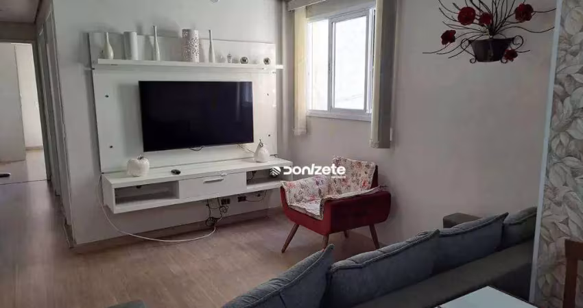 Apartamento com 2 dormitórios à venda, 62 m² por r$ 370.000,00 - vila humaitá - santo andré/sp