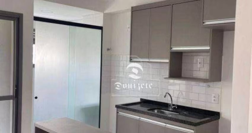 Apartamento com 2 dormitórios para alugar, 59 m² por R$ 3.185,00/mês - Bangu - Santo André/SP