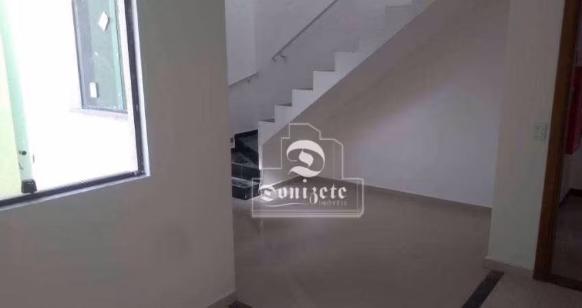 Cobertura com 2 dormitórios, 90 m² - venda por R$ 474.000,00 ou aluguel por R$ 3.000,00/mês - Vila Príncipe de Gales - Santo André/SP