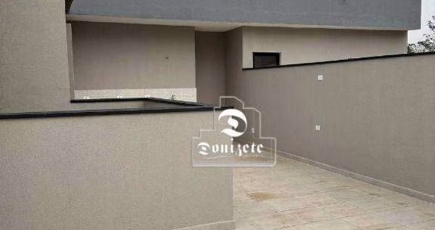 Cobertura com 2 dormitórios, 92 m² - venda por R$ 429.000,01 ou aluguel por R$ 2.458,33/mês - Vila Príncipe de Gales - Santo André/SP