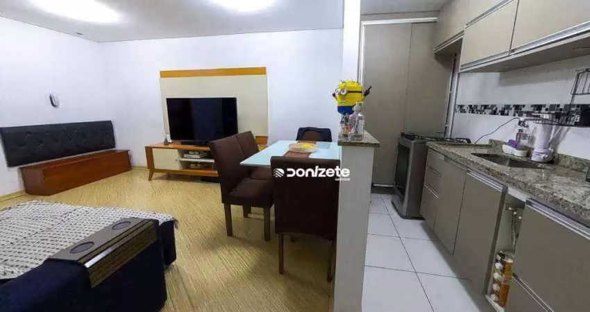 Apartamento com 2 dormitórios à venda, 46 m² por r$ 299.000,00 - vila homero thon - santo andré/sp