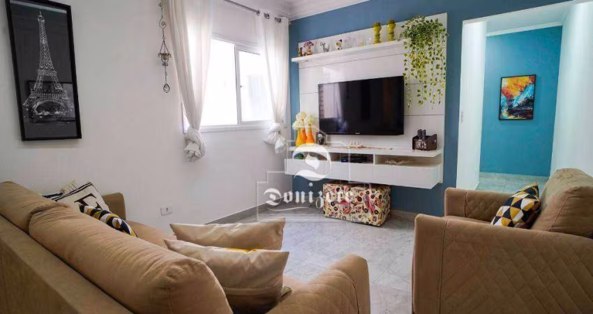 Cobertura com 3 dormitórios à venda, 190 m² por R$ 1.100.000,00 - Vila Alzira - Santo André/SP